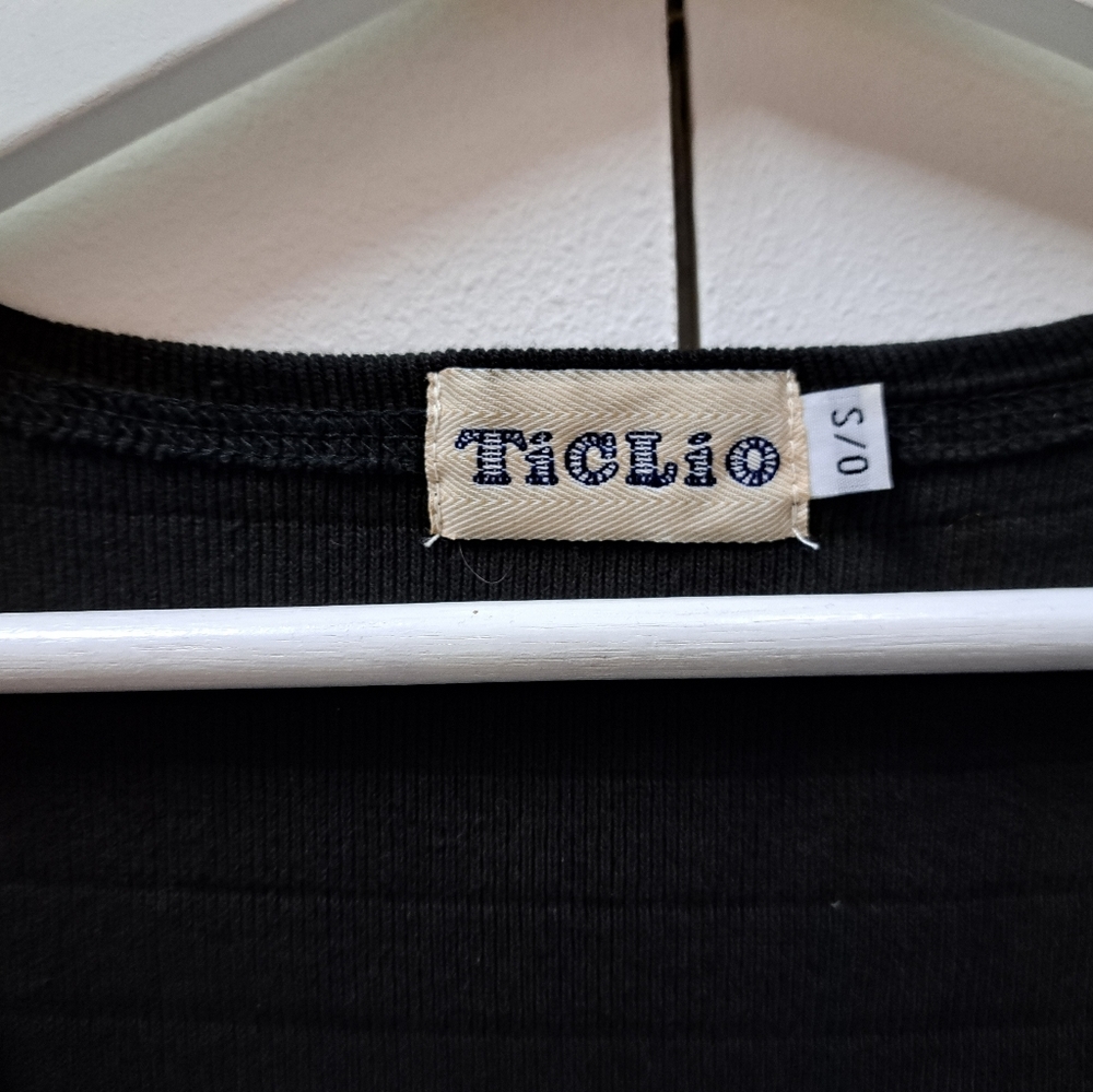 Vintage 80s 90s Women's Ticlio  Vest Jacket Black Full Zip Canada One Size OS - Picture 3 of 9